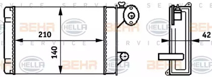 BEHR HELLA SERVICE 8FH 351 313-341