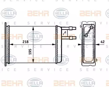 BEHR HELLA SERVICE 8FH 351 313-371