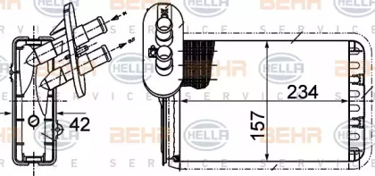 BEHR HELLA SERVICE 8FH 351 313-451