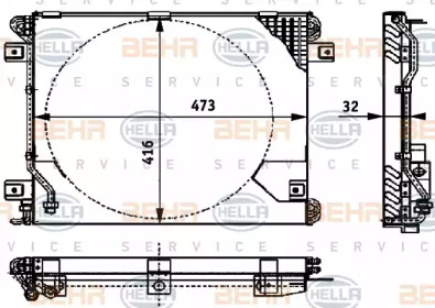 BEHR HELLA SERVICE 8FC 351 317-051