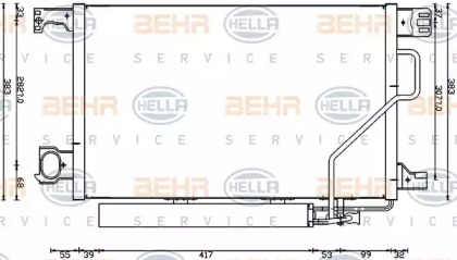 BEHR HELLA SERVICE 8FC 351 317-504