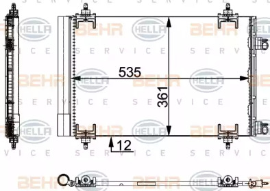 BEHR HELLA SERVICE 8FC 351 317-574