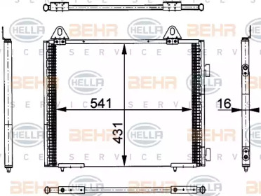 BEHR HELLA SERVICE 8FC 351 317-741