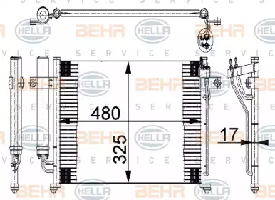 BEHR HELLA SERVICE 8FC 351 318-071