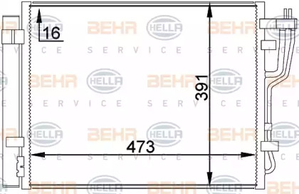 BEHR HELLA SERVICE 8FC 351 318-451