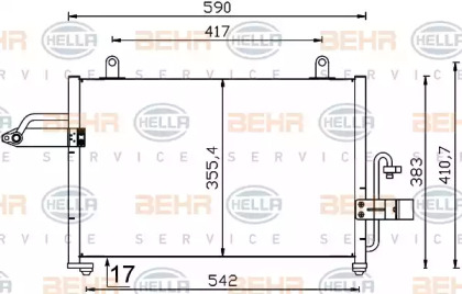 BEHR HELLA SERVICE 8FC 351 319-181