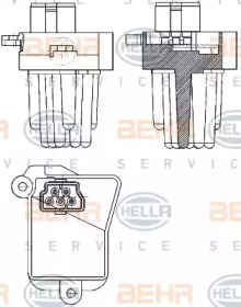 BEHR HELLA SERVICE 5HL 351 321-331 BEHR HELLA SERVICE 5HL 351 321-331