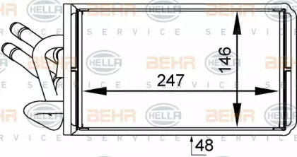 BEHR HELLA SERVICE 8FH 351 333-041