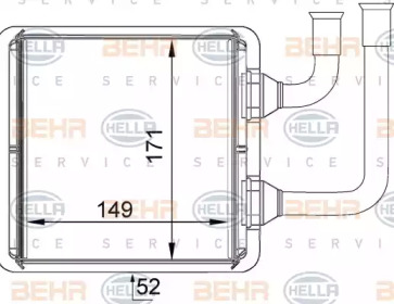 BEHR HELLA SERVICE 8FH 351 333-061