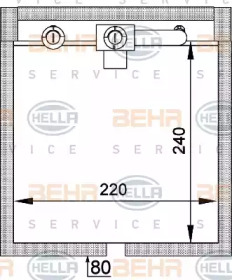 BEHR HELLA SERVICE 8FV 351 336-011