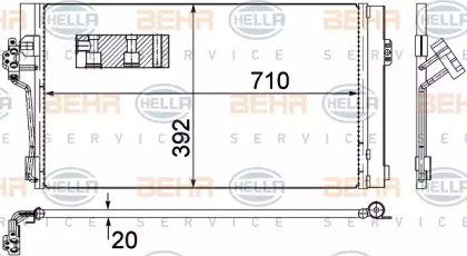 BEHR HELLA SERVICE 8FC 351 343-014