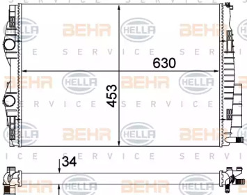 BEHR HELLA SERVICE 8MK 376 700-405 BEHR HELLA SERVICE 8MK 376 700-405