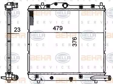 BEHR HELLA SERVICE 8MK 376 701-101