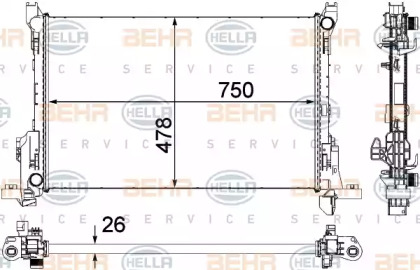 BEHR HELLA SERVICE 8MK 376 701-591
