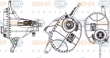 BEHR HELLA SERVICE 8MA 376 704-001