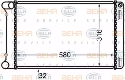 BEHR HELLA SERVICE 8MK 376 704-641