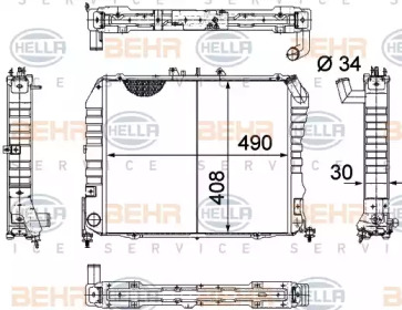 BEHR HELLA SERVICE 8MK 376 705-701