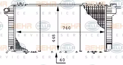 BEHR HELLA SERVICE 8MK 376 706-271