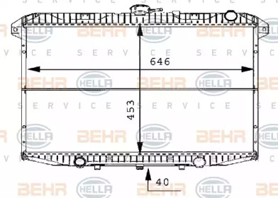 BEHR HELLA SERVICE 8MK 376 706-491