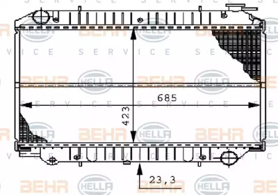 BEHR HELLA SERVICE 8MK 376 706-521