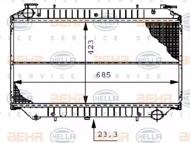 BEHR HELLA SERVICE 8MK 376 706-531