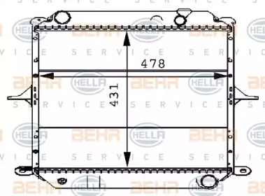 BEHR HELLA SERVICE 8MK 376 706-551