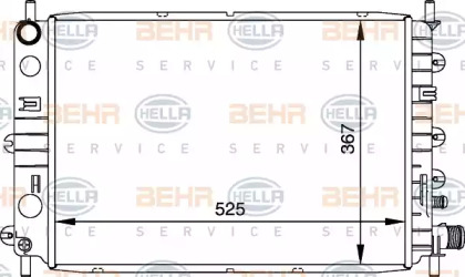 BEHR HELLA SERVICE 8MK 376 706-651