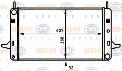 BEHR HELLA SERVICE 8MK 376 706-671