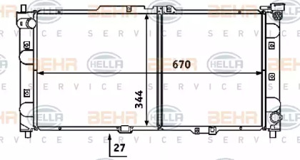 BEHR HELLA SERVICE 8MK 376 707-461