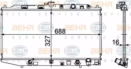 BEHR HELLA SERVICE 8MK 376 707-651