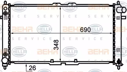 BEHR HELLA SERVICE 8MK 376 707-761