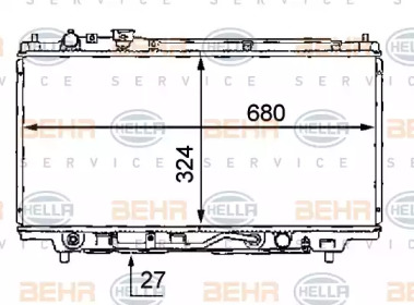 BEHR HELLA SERVICE 8MK 376 707-771