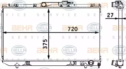 BEHR HELLA SERVICE 8MK 376 708-121