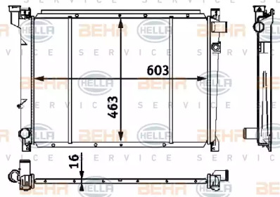 BEHR HELLA SERVICE 8MK 376 708-251