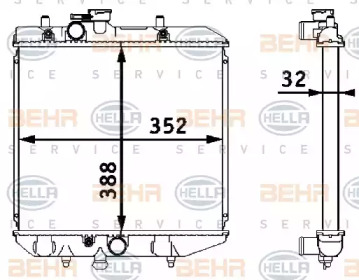 BEHR HELLA SERVICE 8MK 376 708-281 BEHR HELLA SERVICE 8MK 376 708-281