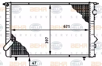 BEHR HELLA SERVICE 8MK 376 708-471 BEHR HELLA SERVICE 8MK 376 708-471
