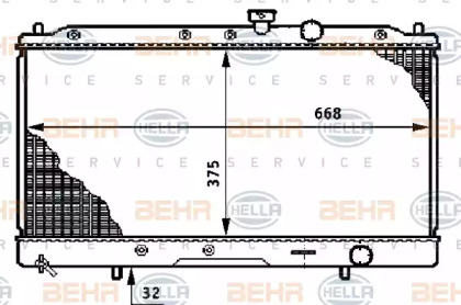 BEHR HELLA SERVICE 8MK 376 708-651