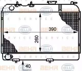 BEHR HELLA SERVICE 8MK 376 708-691