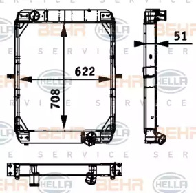 BEHR HELLA SERVICE 8MK 376 709-441