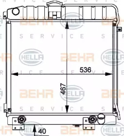 BEHR HELLA SERVICE 8MK 376 709-481