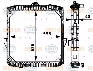 BEHR HELLA SERVICE 8MK 376 709-531 BEHR HELLA SERVICE 8MK 376 709-531