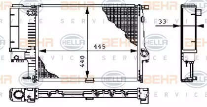 BEHR HELLA SERVICE 8MK 376 711-084