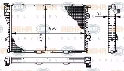 BEHR HELLA SERVICE 8MK 376 711-114