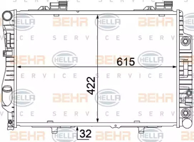 BEHR HELLA SERVICE 8MK 376 711-231