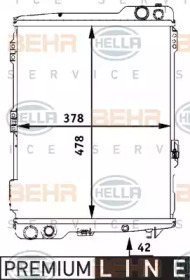 BEHR HELLA SERVICE 8MK 376 711-281