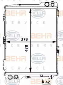 BEHR HELLA SERVICE 8MK 376 711-284