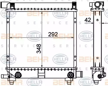 BEHR HELLA SERVICE 8MK 376 711-311