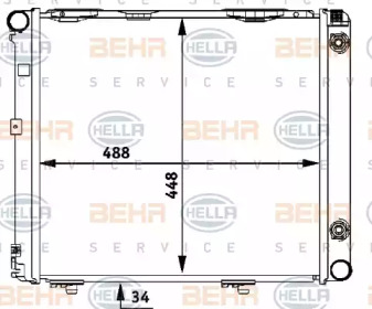 BEHR HELLA SERVICE 8MK 376 711-371