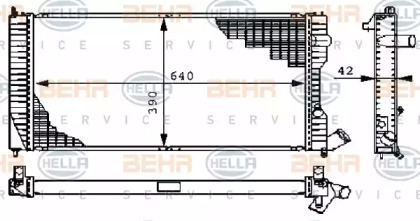 BEHR HELLA SERVICE 8MK 376 711-681