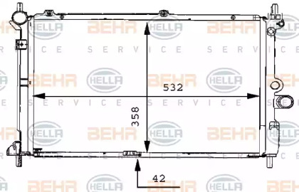 BEHR HELLA SERVICE 8MK 376 711-761